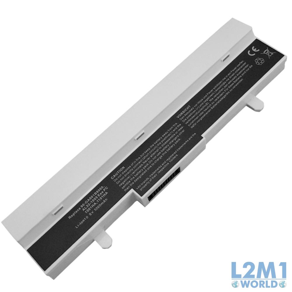 Details about Battery 6 cells A32-1005 White 5200mAh compatible Asus Eee PC